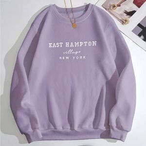 Purple crewneck